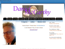 Tablet Screenshot of danielmccarthy.net